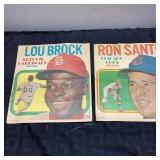 Lou Brock and Ron Santo Baseball Posters 9x10'