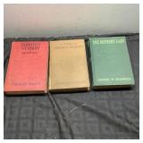 Three 100+ Year Old Vintage Novels with Damage
