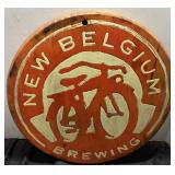 New Belgium Vintage Double Sided Wooden Sign