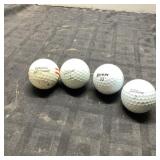 Spalding, Titleist, Srixon Golf Balls Set of 4