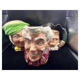 Royal Doulton Character Jugs, Lot of 3, England