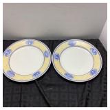 Churchill Millennium Collection Plates, 2 Pieces