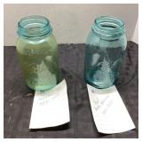 Ball Mason Jars, 1923-1933 and 1910-1923 Pair