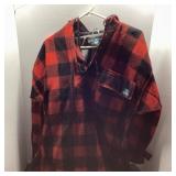Swanndri Wool Bushshirt NZ Red Black Plaid M