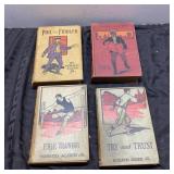 Early 1900s Horatio Alger Jr. Books, Damaged Spine