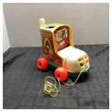 Fisher Price Pull-A-Long Lacing Shoe Toy 7x9 in
