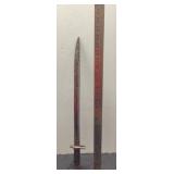 1917 Military Bayonet With Wooden Handle