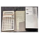 Texas Instruments Calculator & Magnavox Radio