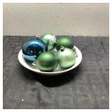 Decorative Christmas Bowl, 8 Inch Diameter