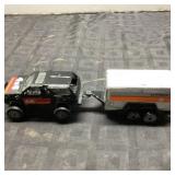 Die-Cast 4x4 Truck with U-Haul Trailer Toy Set