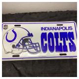Indianapolis Colts NFL Helmet License Plate