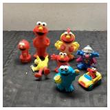Sesame Street Character Toy Figures Lot