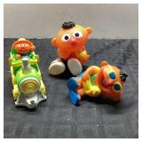 Sesame Street Ernie & Bert PVC Figures Set of 3