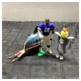 Misc Figures: Football, Tom & Jerry, Metal Fish
