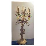 Vintage 32' Ornate Candelabra Lamp, Not Working