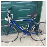 Cannondale Blue Road Bicycle with Accessories