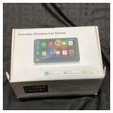 New Wireless Portable Car Stereo, Boxed