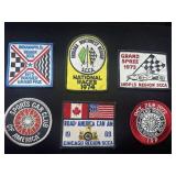 1960s-70s Racing Cloth Patches, SCCA Events