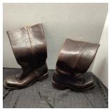 Vintage Women's Frye Brown Leather Pull-On Boots S