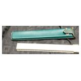 Vintage Slide Rule with Green Case