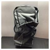 Gray Rolling Travel Bag With Telescopic Handle