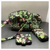 Vera Bradley Quilted Purse and Matching Wallet
