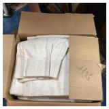 4 White Fabric Panels
