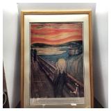 Edvard Munch The Scream Framed Poster 22x32"