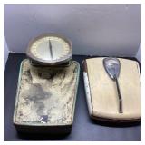 Borg Bathroom Scale & Metal Kitchen Scale
