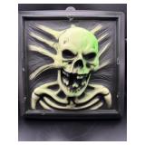 1994 Marino 3-D Glow in the Dark Skull Plaque