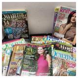 30+ Quilting and Knitting Magazines