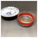 Vintage Ash Trays, 3.5 in and 4.5 in Wide
