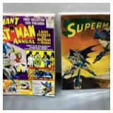 Batman and Superman Comic Book Pair (1973, Annual)