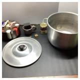 Wear-Ever No. 8214 Pot With Lid & Poker Set