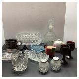 Decorative and Table Glassware Lot