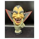 Dracula Bust with Hand on Chin Resin Sculpture