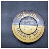 Silvertone Stainless Steel Recording Wire Spools