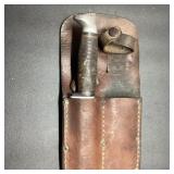 CASE XX 3 Finn Fixed Blade Knife w/ Leather Sheath