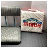 Marsh Folding Stadium Seat With Carry Bag