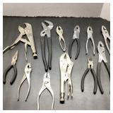 Pliers and Locking Tools Set, 11 Pc