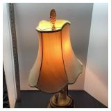Table Lamp With Bird Figure Base And Shade