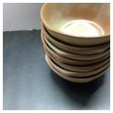 Frankoma Pottery 5X Bowls Set of 7