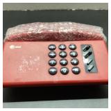 AT&T Red Corded Telephone, 6x8 Inches