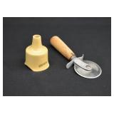 NUTBROWN Ceramic Pie Funnel & Pie Cutter