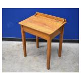 1910 Oak Lift Top School Desk w/ Inkwell