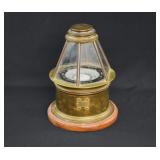 Antique Kelvin & White Skylight Binnacle & Compass