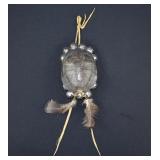 Antique Navajo Regalia Dance Turtle Shell Rattle