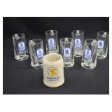 Assorted LOT of 8 Beer Pub Tankard Mugs