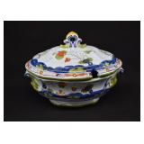 Italian Faenza Garofano BLUE CARNATION Soup Tureen