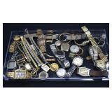 LOT- Vintage & Antique Watch Parts-some Gold Fill